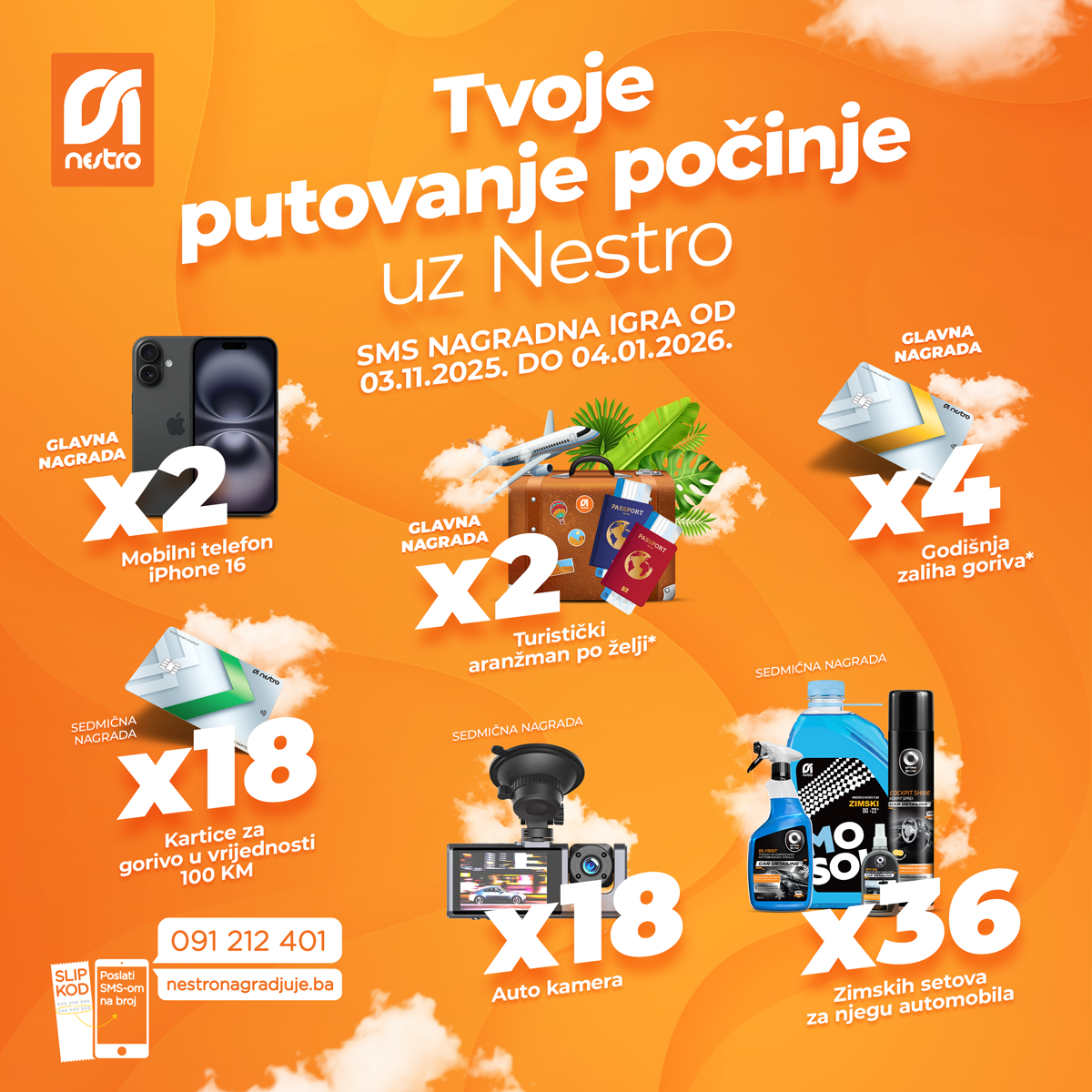 Tvoje putovanje počinje uz Nestro!